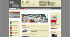 Desktop Screenshot of ddr-im-unterricht.de