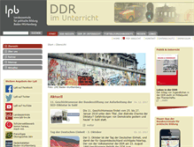 Tablet Screenshot of ddr-im-unterricht.de